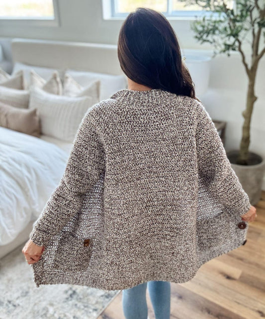CROCHET PATTERN & VIDEO/ Everyday Ragg Cardigan, Oversized Cardigan Pattern, Cozy Cardigan, Sizes Xs-5X, Pdf, Crochet Cardigan Pattern